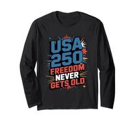 4 luglio USA Freedom Non invecchia mai Maglia a Manica