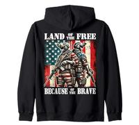 4 luglio USA Patriotic Veteran Military Memorial Day Felpa con Cappuccio