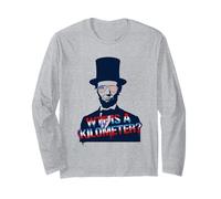 4 luglio WTF è Un chilometro Abraham Lincoln Patriot Maglia a Manica