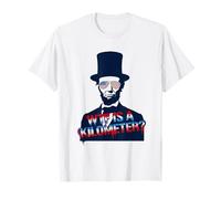 4 luglio WTF è Un chilometro Abraham Lincoln Patriot Maglietta