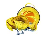 4 M Heavy Duty 5 Tonnellate Cavo Di Traino For Auto Traino Fune Cinghia Ganci Gancio A U For Recupero Su Strada(4M 5T U HOOK)