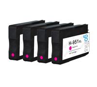 4 Magenta Cartucce d'inchiostro per HP Officejet Pro 276dw, 8600, 8610, 8620