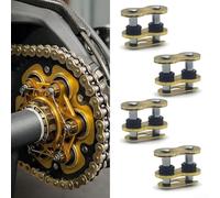 4 maglie di collegamento in metallo con paraolio ORing per catene 428 520 525 530 adatte per moto, moto da cross e agricoltura