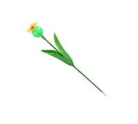 4 mangiatoie per colibrì da giardino all'aperto con disegni di picchetto e forma di fiore a forma di fiore per gli amanti della natura facile da pulire alimentatore