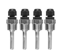 4 manicotti di immersione in acciaio inox 304, filettatura G1/2", Thermowell per sensore di temperatura, tubo protettivo per termocoppie, 8 × 50 mm, accessori per sonde di temperatura