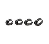 4 manicotti per dita in acciaio per tamburo lingua in silicone bussare per dita supporti per bacchette strumento per dita facile da usare in acciaio tamburo per lingua manica per dito leggero