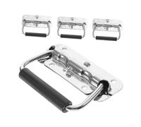 4 maniglie di ricambio for bagagli pieghevoli in acciaio inossidabile, for il trasporto valigie a molla for attrezzature industriali e cassette degli attrezzi