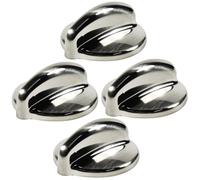 4 Manopole Piano Cottura Chrome Per GE J2B JGB P2B PGB Stufa