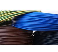 4 Matasse 50 metri Cavo Elettrico CPR FS17 da 1,5-2,5-4 mm mm² Cordina Unipolare EX N07V-K Isolato con PVC Marrone Nero Blu Giallo Verde Flessibile OMAGGIO forbox Morsetto fissaggio (4x4mm²)