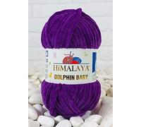4 matasse di filato Himalaya Dolphin Baby, 300 m, 3 x 100 g, Super Bulky Baby (80358)