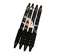 4 matite da scrittura a tema Halloween evidenziando il toner visibile notturno e confortevole tamburo morbido maneggiare le matite di scrittura scure per studenti