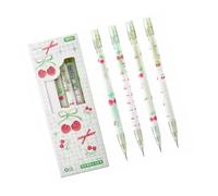 4 matite meccaniche con gomma da 0,5 mm, impugnatura ergonomica, meccanica, automatica, per disegnare e prendere appunti