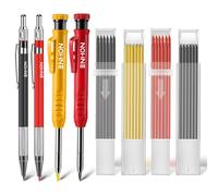 4 Matite Meccaniche Falegname Con 40 Ricariche E Strumenti Di Marcatura Mentale