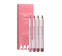 4 matite per labbra impermeabili, rossetto, per matite per labbra, forniture per trucco per donne e ragazze