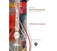 4 Mélodies simples. Gitarren Ensemble. Partitur und Stimmen