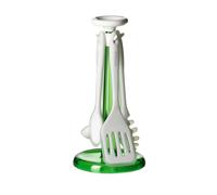 4 Mestoli in Silicone con Portamestoli Omada Design Antigraffio e Antiaderenti