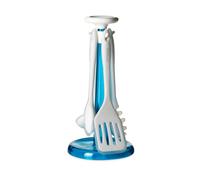 4 Mestoli in Silicone con Portamestoli Omada Design Antigraffio e Antiaderenti