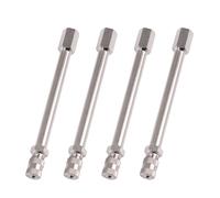 4" Metallo Diritto Stelo Valvola Pneumatico Asta Prolunga Adattatore Ruota