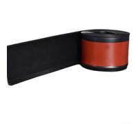 4 metri di innovativo materiale impermeabile in PVC con retro a strappo per un'installazione senza sforzo (nero)