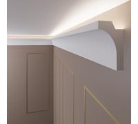 4 Metri LED Listello per Illuminazione Indiretta Modanature Soffitto XPS OL-20