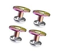 4 miglioratori di stabilità per mobili con altezza regolabile Stabilizzatori per gambe del letto in metallo antiruggine tappi per testiera mobili stabilizzatori hardware