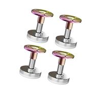 4 miglioratori di stabilità per mobili con altezza regolabile Stabilizzatori per gambe del letto in metallo antiruggine tappi per testiera mobili stabilizzatori hardware