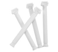 4 mini modelli di pilastro romano per casa delle bambole e artigianato, colonne greche in miniatura fai da te per decorazioni retrò per la casa