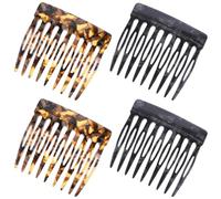 4 mini pettini lamellari per capelli french Hair Comb pettine per capelli da infilare, denti dentali francesi per capelli da donna