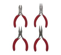 4 Mini Pinze Cesoie Pinza Piatta Pinza A Punta Pinza Rotonda Set Modellismo