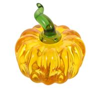 4 mini zucche di cristallo: fermacarte a forma di zucca del Ringraziamento -