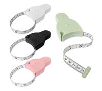 4 misuratori del corpo, righello di misurazione da 150 cm, per il corpo, fascia per il corpo, fascia per la misurazione del corpo, nastro telescopico, doppio metro da cucire, adatto per taglierini su