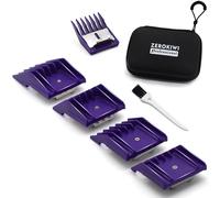 4 misure professionali di ricambio per tagliacapelli di animali da 1/8" 1/4" 3/8" 1/2" compatibile con tosatrici Oster A5 Style Classic 76 Andis AG, BG Wahl KM Series (viola)