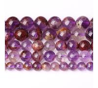 4 mm, 86 pezzi, gemma naturale, viola, fantasma, cristallo, per la creazione di gioielli, fai da te