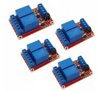 4 Moduli per relè 12V 4 con Isolamento Ottico 4 Moduli per relè | Isolamento ottico integrato, protezione microcontrollore, operazione per sicura, affidabilità massima