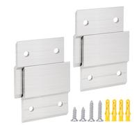 4 morsetti a Z da appendere, 50 mm, ganci per specchio ad alta resistenza, guide francesi, montaggio a parete, ganci per foto