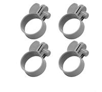 4 morsetti in plastica da 1-1/4" progettati per sistemi Intex Pool e connessioni per tubi da piscina da 3,8 cm