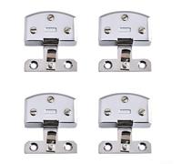 4 morsetti regolabili in vetro in lega di zinco per armadi e porte della doccia, si adattano a 5 7 mm di spessore, soluzione perfetta per l'organizzazione domestica