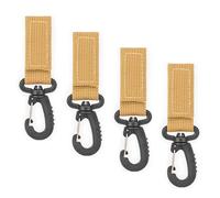 4 moschettoni da appendere alla cintura in nylon fibbie per cinghie clip per cintura per zaini esterni gancio tessitura nylon campeggio ed escursionismo accessorio