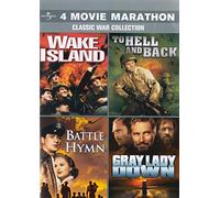 4 Movie Marathon Classic War Collection (Wake Island / To Hell and Back / Battle Hymn / Gray Lady Down)