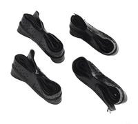 4 nastri overgrip per racchette da badminton e tennis, in poliuretano con design perforato per una migliore presa e comfort (nero)
