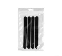 4 nastri per pickleball da 3,5 g, in PVC antigraffio, per stabilità e controllo della torsione (nero)