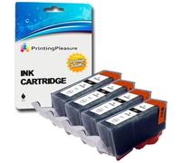 4 NERO Cartucce d'inchiostro compatibili per Canon Pixma MG5750 MG5751 MG6850 MG6851 MG7750 TS5050 TS6050 MG5752 MG5753 MG6852 MG6853 TS5051 TS5053 TS6051 TS6052 | PGI-570PGBK XL