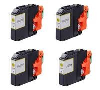 4 Non OEM Giallo LC223Y Inchiostro per Brother DCP-J4120DW DCP-J562DW