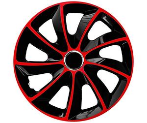 "4× NRM Radkappe STIG, 16"""", rot/schwarz"