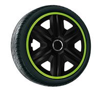 4× NRM Radkappen FAST LUX 16″ grün