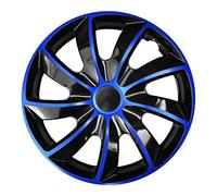 4× NRM Radkappen QUAD 16″ blau