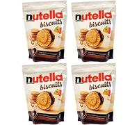 4 NUTELLA BISCUITS DA 304 GR - UN CUORE GRANDE IL BISCOTTO COL CUORE DI NUTELLA