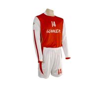 4 o + Completi Calcio GUNNERS Nomi e numeri GRATIS Scelta taglie e colori libera