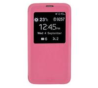 4-OK Window Book-Custodia a portafoglio orizzontale con finestra e funzione supporto per Samsung Galaxy S5