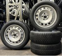 4 Orig VW Ruote Invernali Acciaio 205/55 R16 94H Caddy 2K 2K3601027 1808